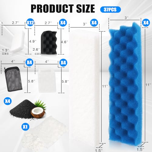 Replacement Filter Media Compatible with Fluval 406 (450 Gram)