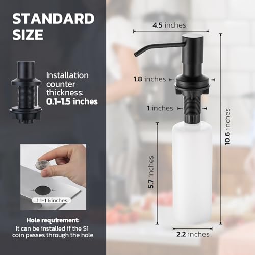 Kitchen Faucet with Soap Dispenser
