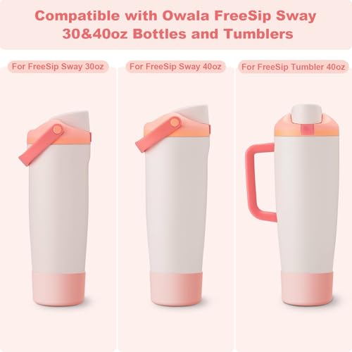 2PCS Silicone Boot for Owala FreeSip Sway 30oz 40oz Bottle