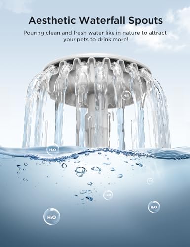 7L 1.8Gal Dog Water Fountain for Large Dog