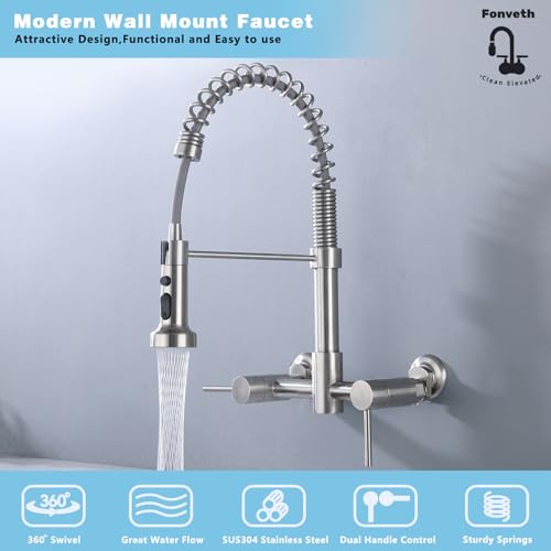Wall Mount Kitchen Faucet