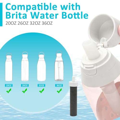 Bottle Filter Mouthpiece Replacement for Brita Water Bottle