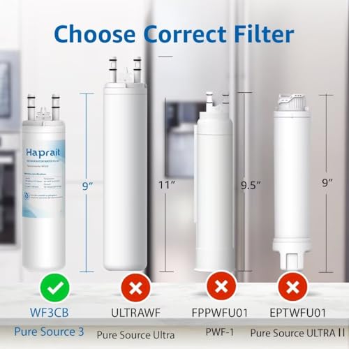 WF3CB Water Filter Replacement (2 Count)