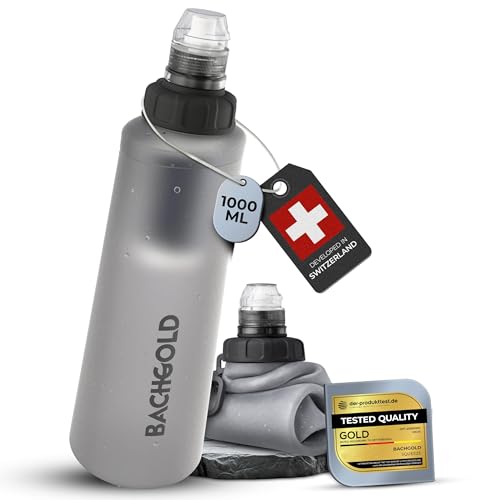 Squeeze Collapsible Water Filter Bottle for Camping