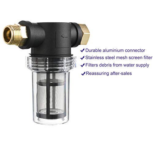 Garden Hose Filter for Pressure Washer Inlet Water