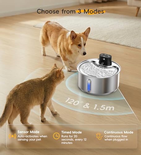 Stainless Steel Cat Water Fountain