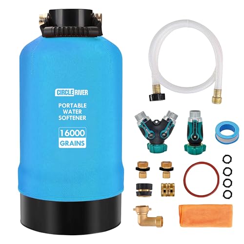 RV Water Softener with Water Hose