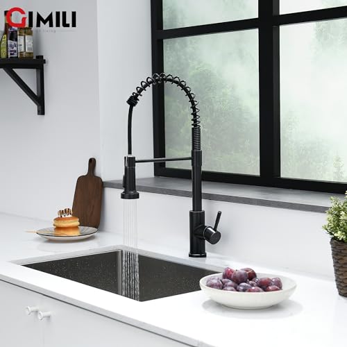 Oil Rubbed Bronze Kitchen Faucet with Pull Down Sprayer