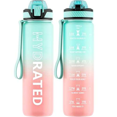 Water Bottle with Straw