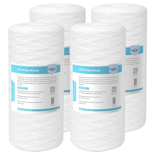 String Wound Whole House Water Filter Replacement (4 Count)