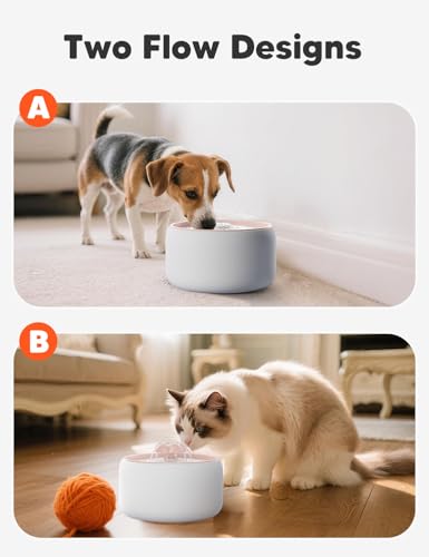 Premium Ceramic Cat Water Fountain W03 Lite