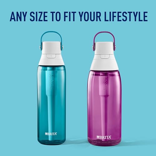 Hard Sided Plastic Premium Filtering Water Bottle