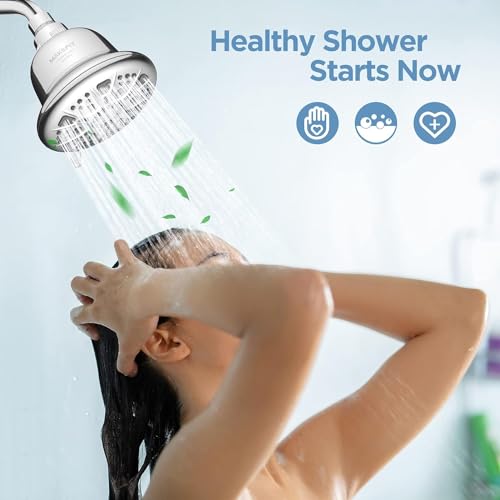 Filtered Shower Head with Upgraded Activated Carbon Filter