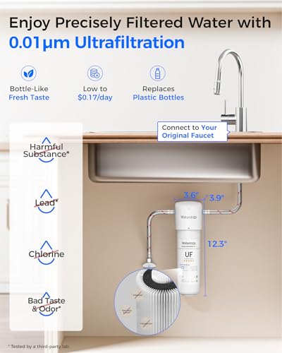 10UAW UF 0.01 μm Ultra Filtration Under Sink Water Filter System