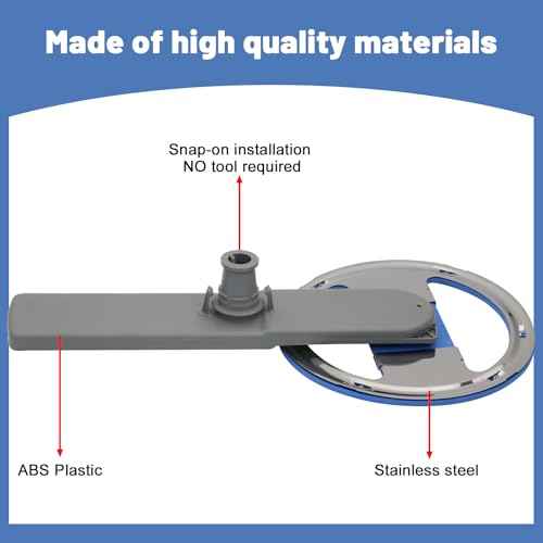 Upgraded 5304507158 5304518968 Dishwashers Lower Wash Arm with 154294101 (3 Count)