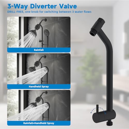 Filtered Dual Shower Heads with Handheld