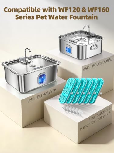 Dog Water Fountain Stainless Steel (6 Count)