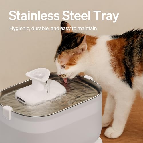 Cat Water Fountain Stainless Steel Tray