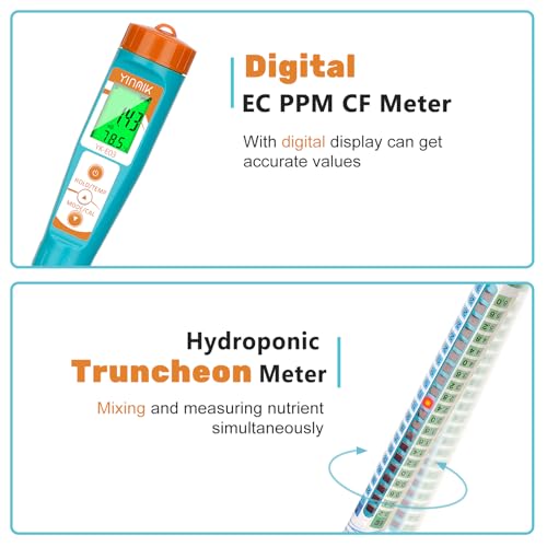 Truncheon EC PPM Nutrient Meter for Hydroponic