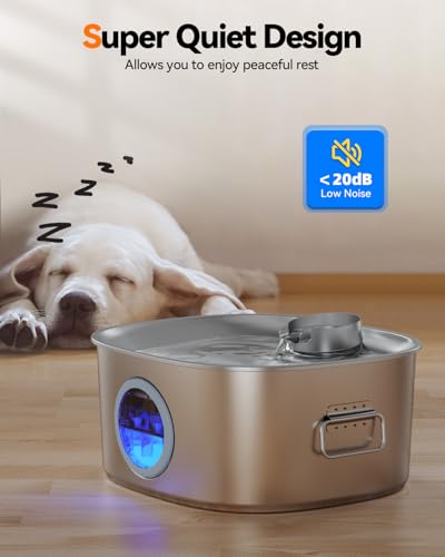 Dog Water Fountain Stainless Steel