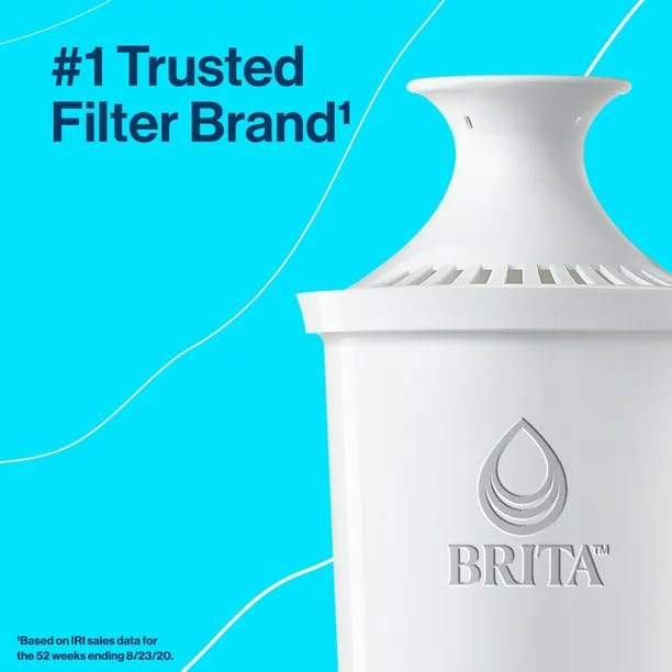 Small 6 Cup Space Saver Water Filter Pitcher with 1 Standard Filter