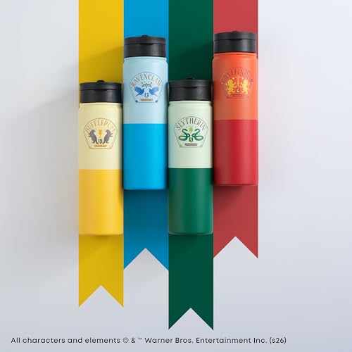 Harry Potter Gryffindor Stainless Steel Water Bottle with Flip Straw Lid