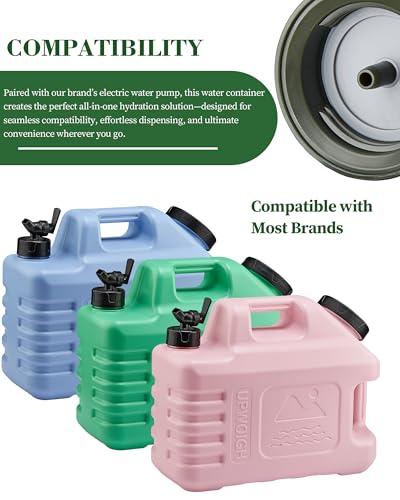 3.5 Gallon Camping Water Jug with Spigot (3 Count)