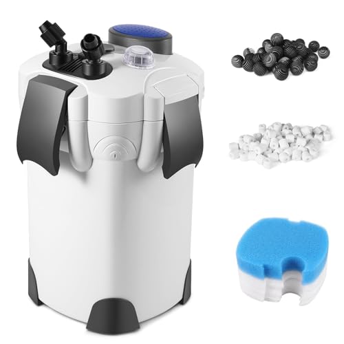 Aquarium Canister Filter with 525GPH Flow Rate