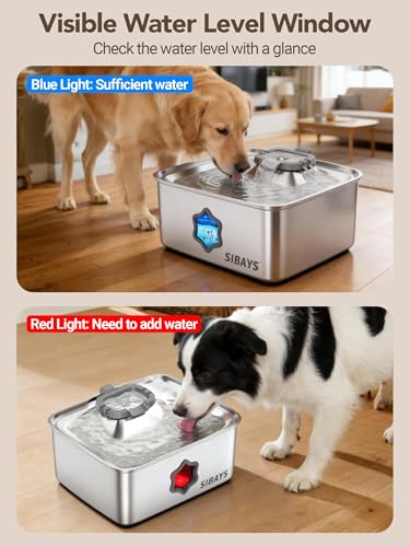 4Gal 15L Dog Water Fountain