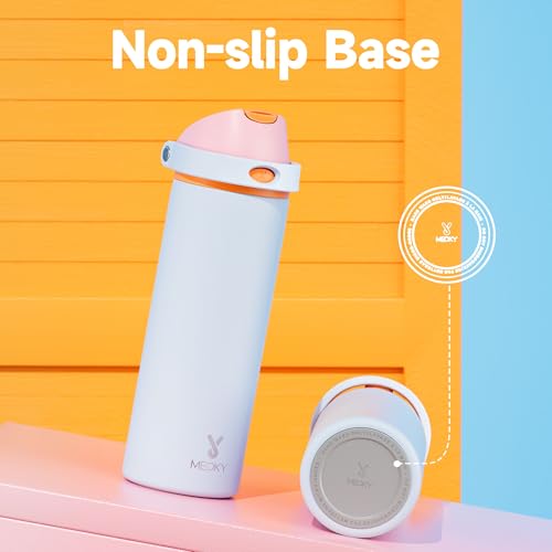 24 oz Insulated Water Bottle with Straw
