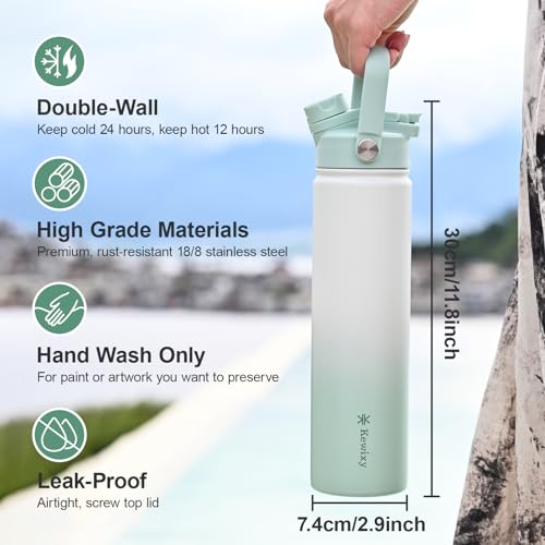 24 oz Insulated Water Bottle