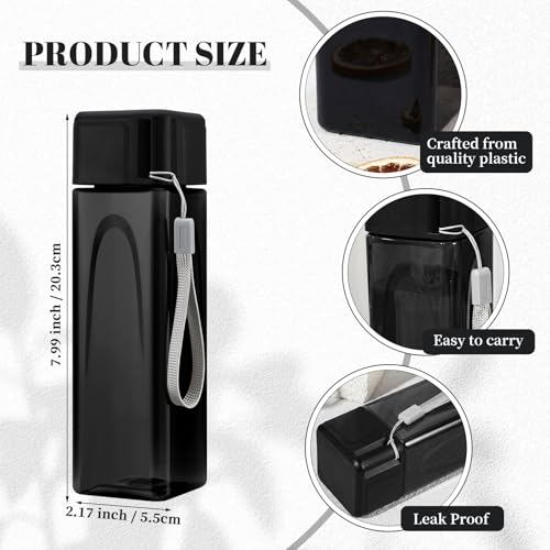 30 Pcs Water Bottles Bulk 17 Oz Plastic Leak Proof (30 Count)