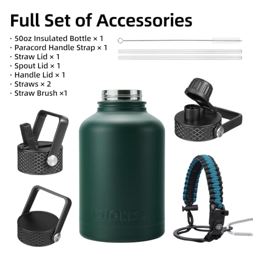 50oz Large Insulated Water Bottle