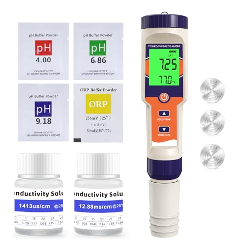 7-in-1 Digital Pool Salt Tester