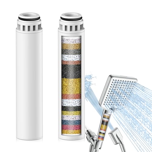 Shower Filter Replacement Cartridge for Handheld Shower Head (2 Count)