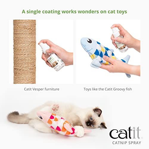 Catnip Spray for Stimulating Indoor and Outdoor Cats (3 Fl Oz)