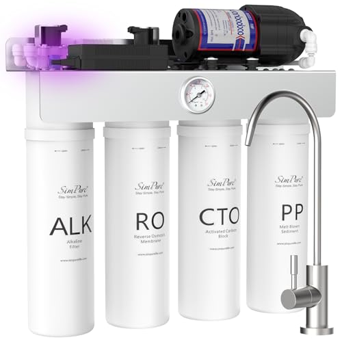 T1 400ALK Tankless Alkaline Reverse Osmosis Water Filter 400 GPD