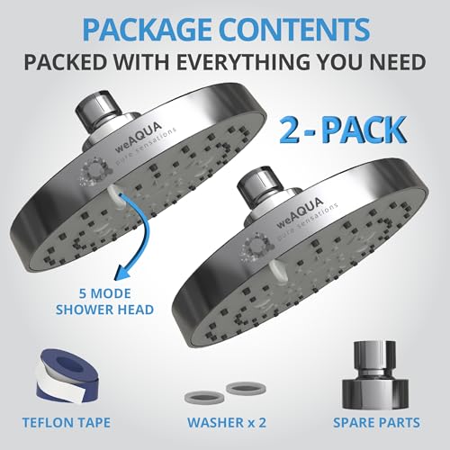 Shower Head High Pressure 2 PACK