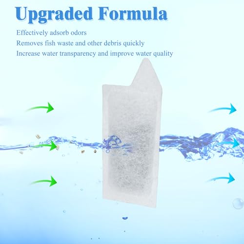 10 Pack S Size Filter Cartridges for Tetra Whisper Fish Tanks Filter (10 Count)