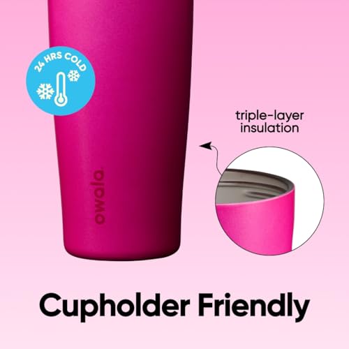 FreeSip Sway Insulated Stainless Steel Water Bottle with Two