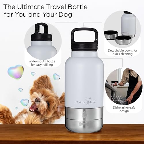 32oz Insulated Dog Water Bottle