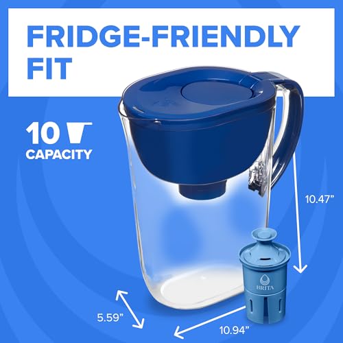Large 10 Cup Water Pitcher Dispenser