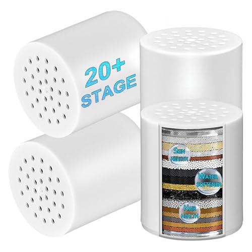 4 Pack 20 Stage Shower Filter Replacement Cartridge