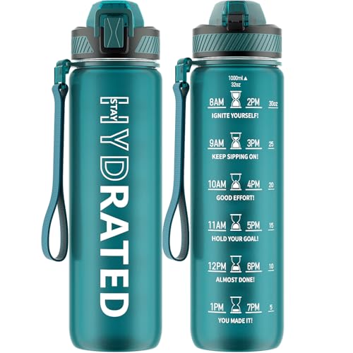 Water Bottle with Straw