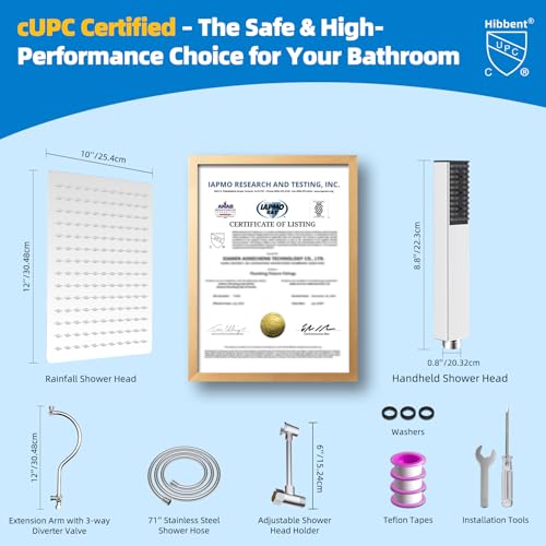 All Metal cUPC Certified Shower Head