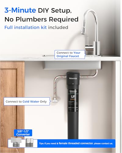 17UA UF 0.01 μm Ultra Filtration Under Sink Water Filter System