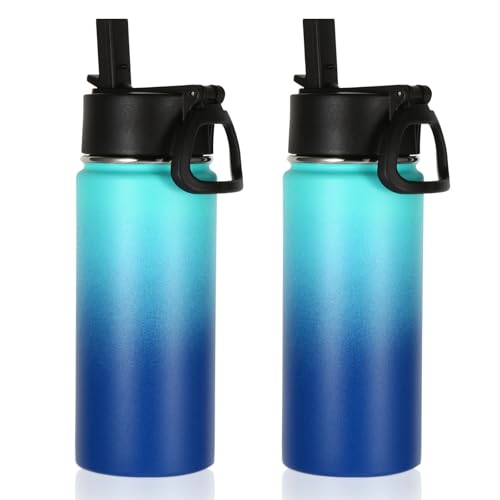16 OZ Kids Water Bottle Bulk 2 Pack (2 Count)