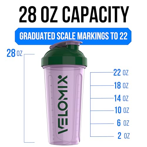 2 Pack 28oz Protein Shaker Bottle for Protein Mixes (2 Count)