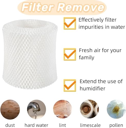 6 Pack Humidifier Replacement Filter Compatible with Canopy Bedside & Nursery Humidifiers