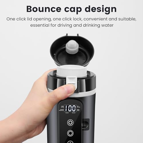 Car Travel Electric Kettle 400ml Heating Mug